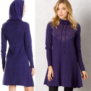 Prana hoodie sweater dress